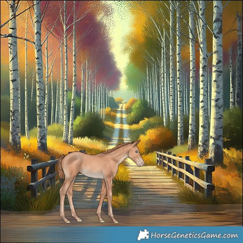 Horse Color:Gold Champagne 