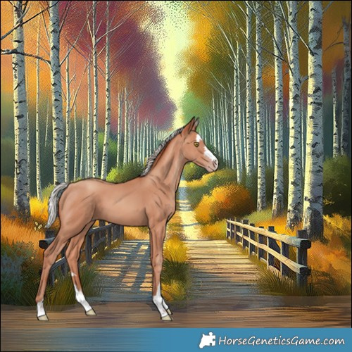 Horse Color:Silver Sable Champagne 