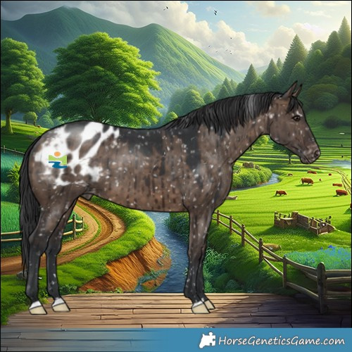 Horse Color:Brown Dun Appaloosa Brindle