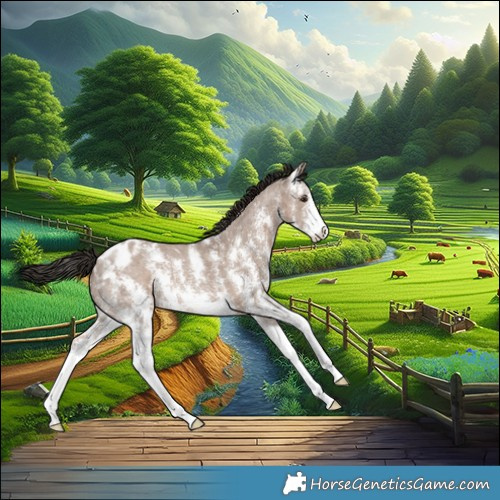 Horse Color:Liver Red Dun Sabino Appaloosa 