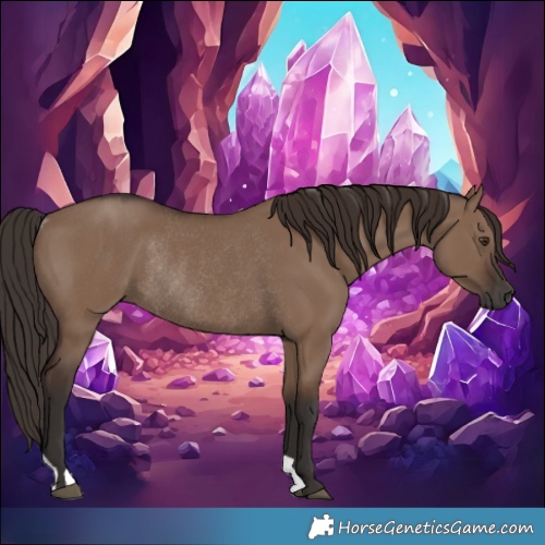 Horse Color:Liver Red Dun Rabicano 