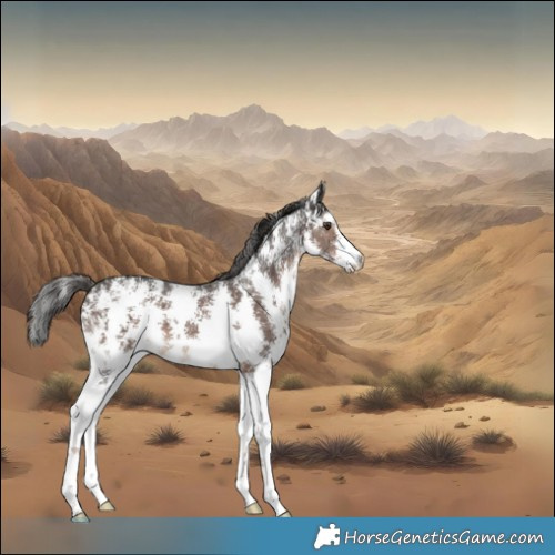 Horse Color:Liver Chestnut Sabino 