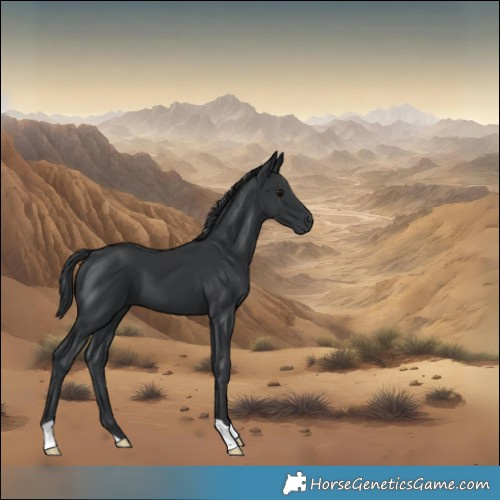 Horse Color:Black 