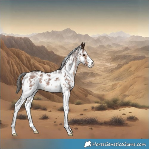 Horse Color:Liver Chestnut Sabino