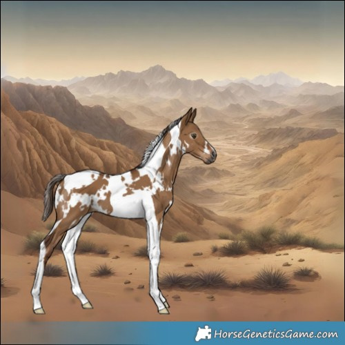 Horse Color:Gray White Spotted Red Dun Tobiano 