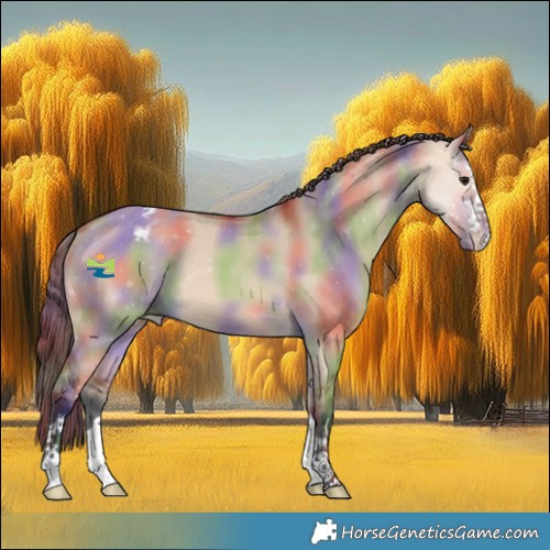 Horse Color:Nacre Bay Dun Appaloosa 