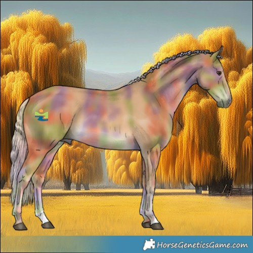 Horse Color:Nacre Palomino 