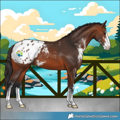 Horse Color:Bay Sabino Blanket 