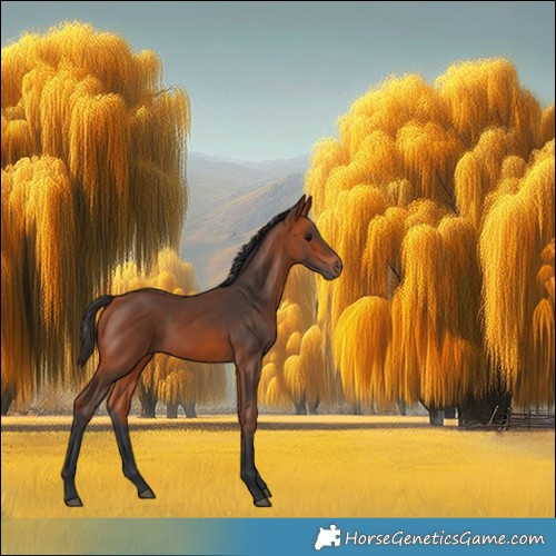 Horse Color:Bay Sabino 