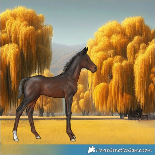 Horse Color:Liver Chestnut Mushroom 