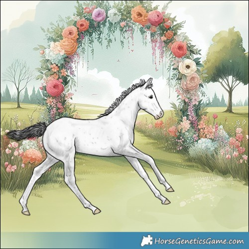 Horse Color:Grullo Sabino Appaloosa Rabicano 