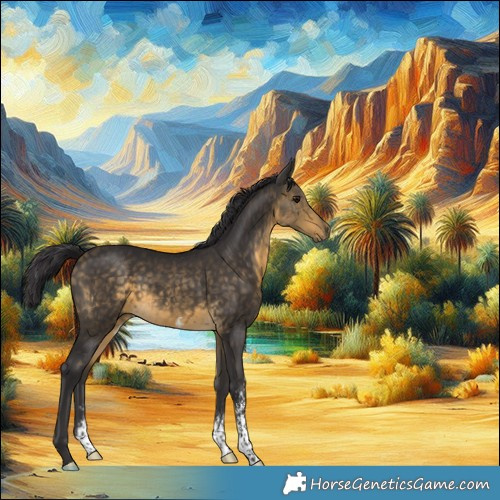 Horse Color:Buckskin Sabino 