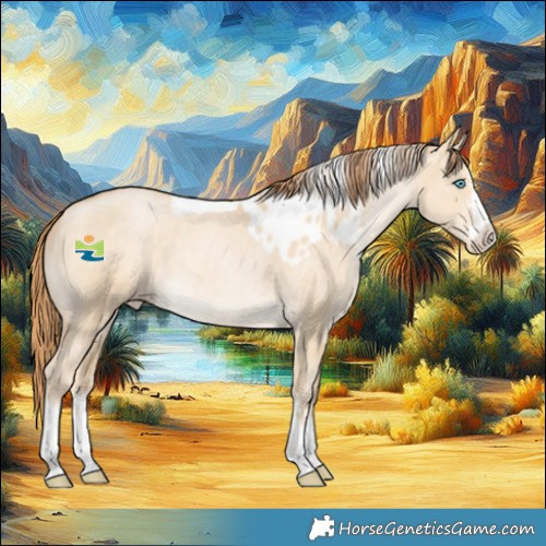 Horse Color:Buckskin Snowdrop Dun Skewed Appaloosa 