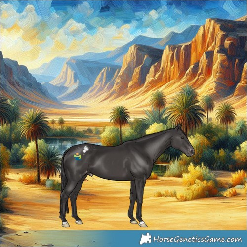 Horse Color:Smoky Black Appaloosa 