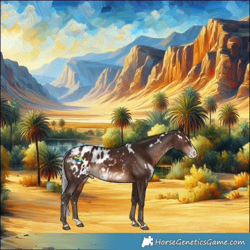 Horse Color:White Spotted Silver Brown Splash Appaloosa 