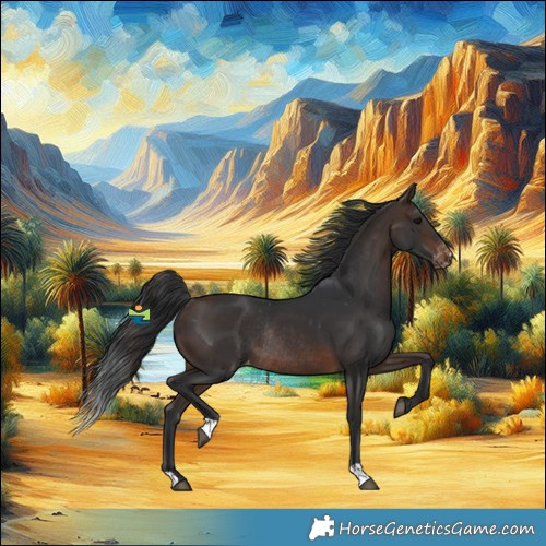 Horse Color:Brown Appaloosa Rabicano 