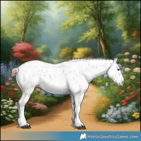 Horse Color:Chestnut Sabino