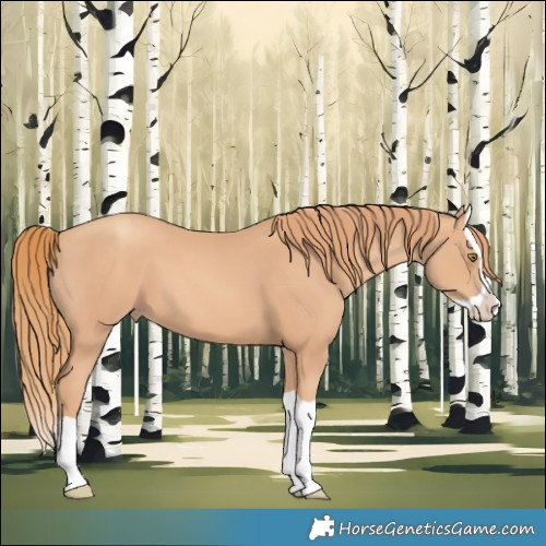 Horse Color:Gold Champagne Splash 