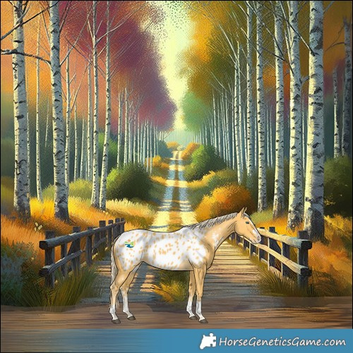 Horse Color:Palomino Splash Appaloosa
