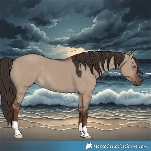 Horse Color:Liver Red Dun 