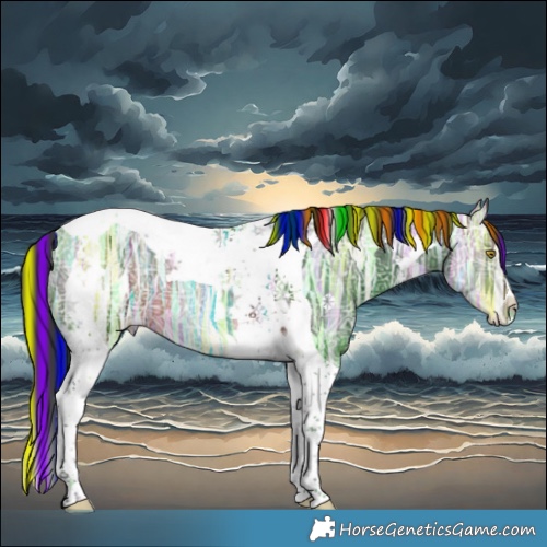 Horse Color:Painted Brown Ice Tobiano 