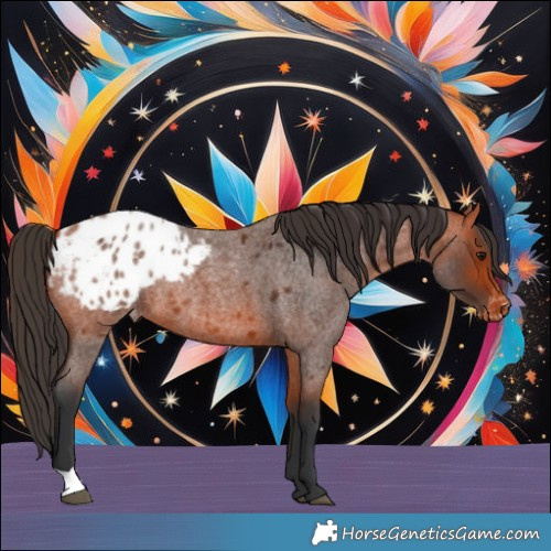 Horse Color:Bay Roan Appaloosa Rabicano 