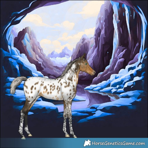 Horse Color:Gray Silver Buckskin Dun Tobiano Frame Appaloosa 