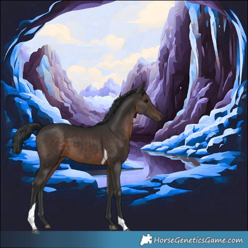 Horse Color:Brown Tobiano 