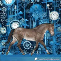 Horse Color:Bay Dun Tobiano