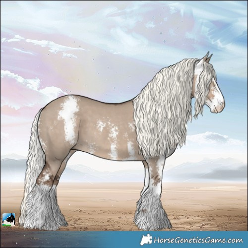 Horse Color:Liver Red Dun Mushroom Sabino