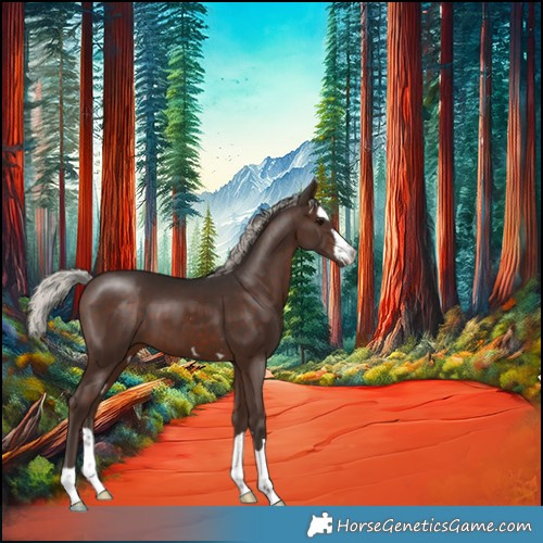 Horse Color:Silver Brown 
