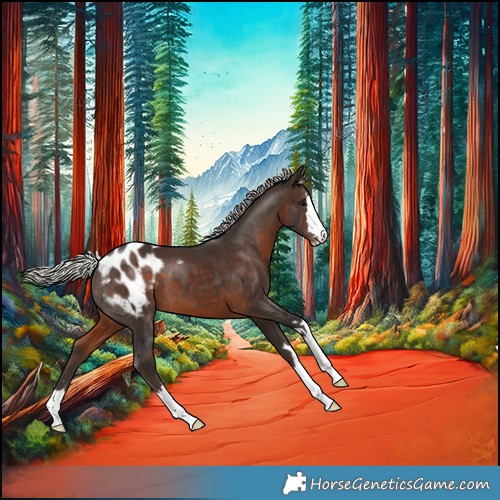 Horse Color:Silver Brown Appaloosa 