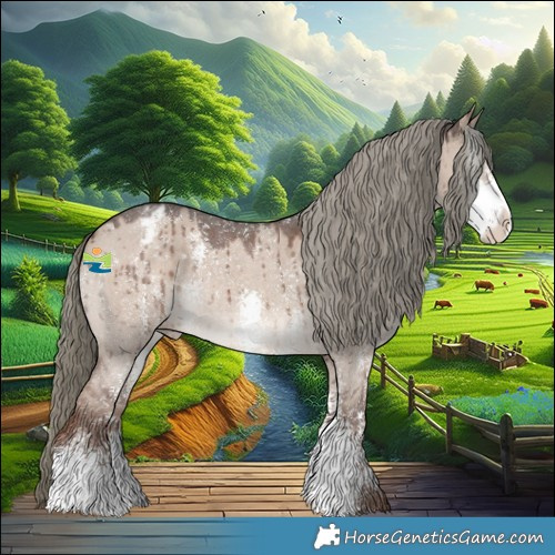 Horse Color:Liver Red Dun Mushroom Sabino Appaloosa Brindle 