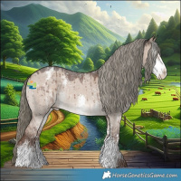 Horse Color:Liver Red Dun Mushroom Sabino Appaloosa Brindle 