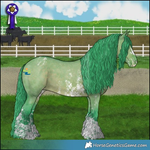 Horse Color:Watercolor Liver Red Dun Sabino Appaloosa