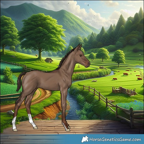 Horse Color:Liver Red Dun 