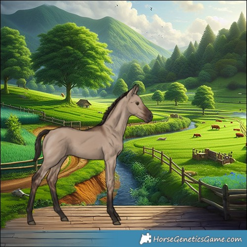 Horse Color:Liver Red Dun 