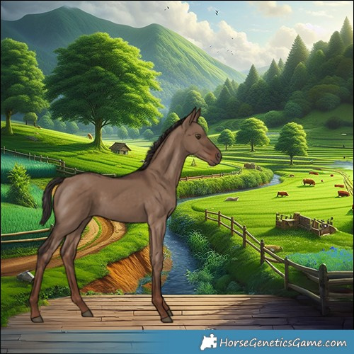 Horse Color:Liver Red Dun 