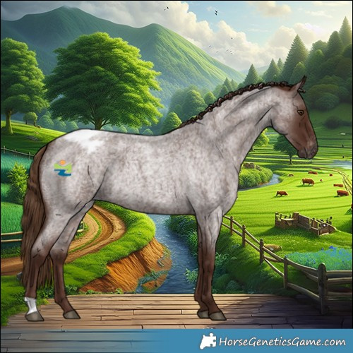 Horse Color:Gray Red Roan Appaloosa 