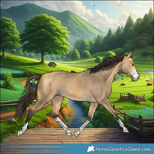 Horse Color:Buckskin Dun 