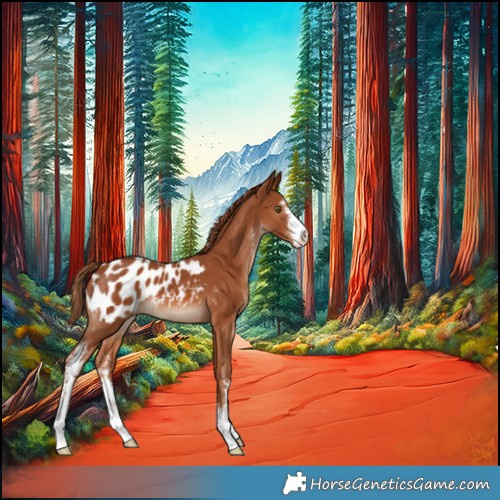 Horse Color:Chestnut Sabino Appaloosa 