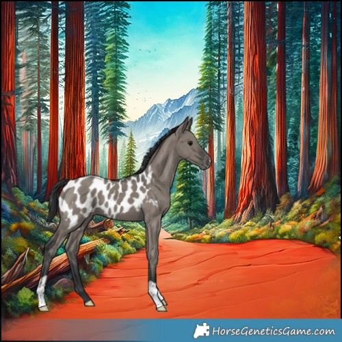 Horse Color:Grullo Appaloosa 