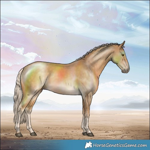 Horse Color:Palomino Mushroom 