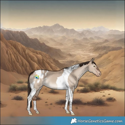 Horse Color:Liver Red Dun Tobiano Appaloosa 