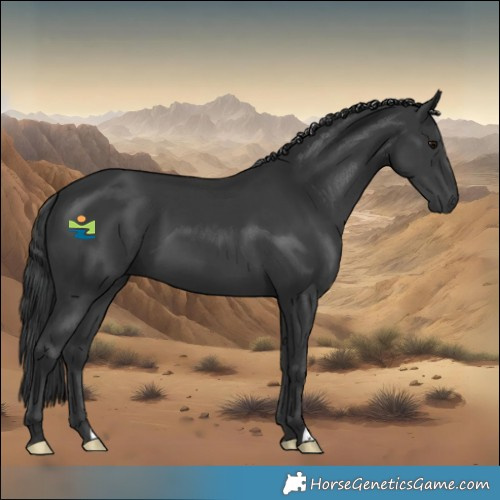 Horse Color:Black 