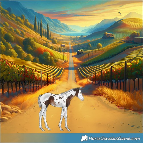 Horse Color:Silver Brown Splash Tobiano Appaloosa