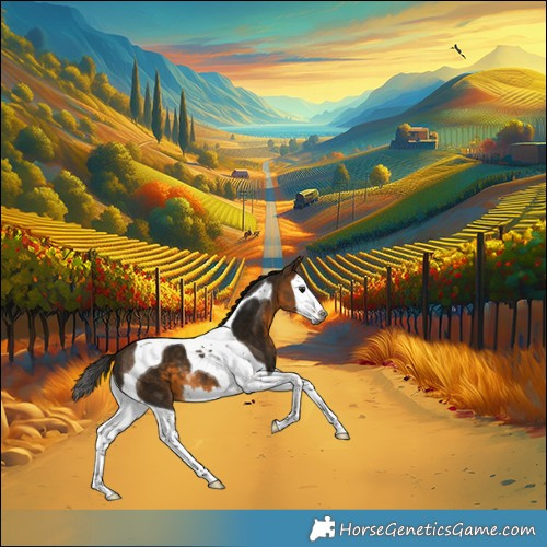 Horse Color:Gray Buckskin Splash Tobiano 