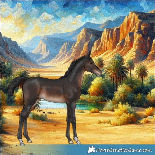 Horse Color:Brown Appaloosa Rabicano 