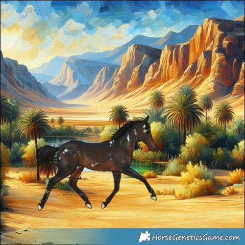 Horse Color:Gray White Spotted Bay Rabicano 