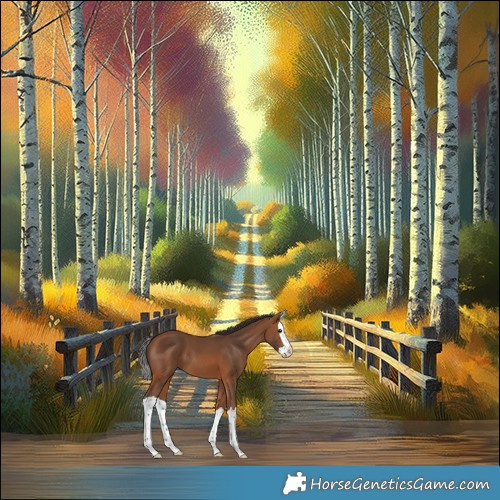 Horse Color:Bay Splash 